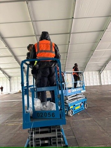 IPAF crew working at height